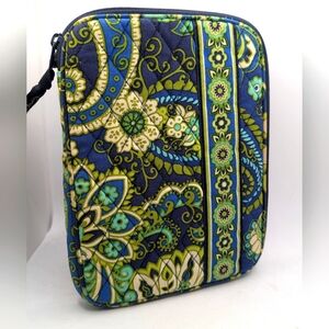 Floral Quilted Vera Bradley Tablet Sleeve 9" X 7"